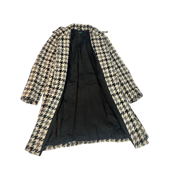 United Colors of Benetton Wool Houndstooth Jacket, size 6 - Picture 2 of 7